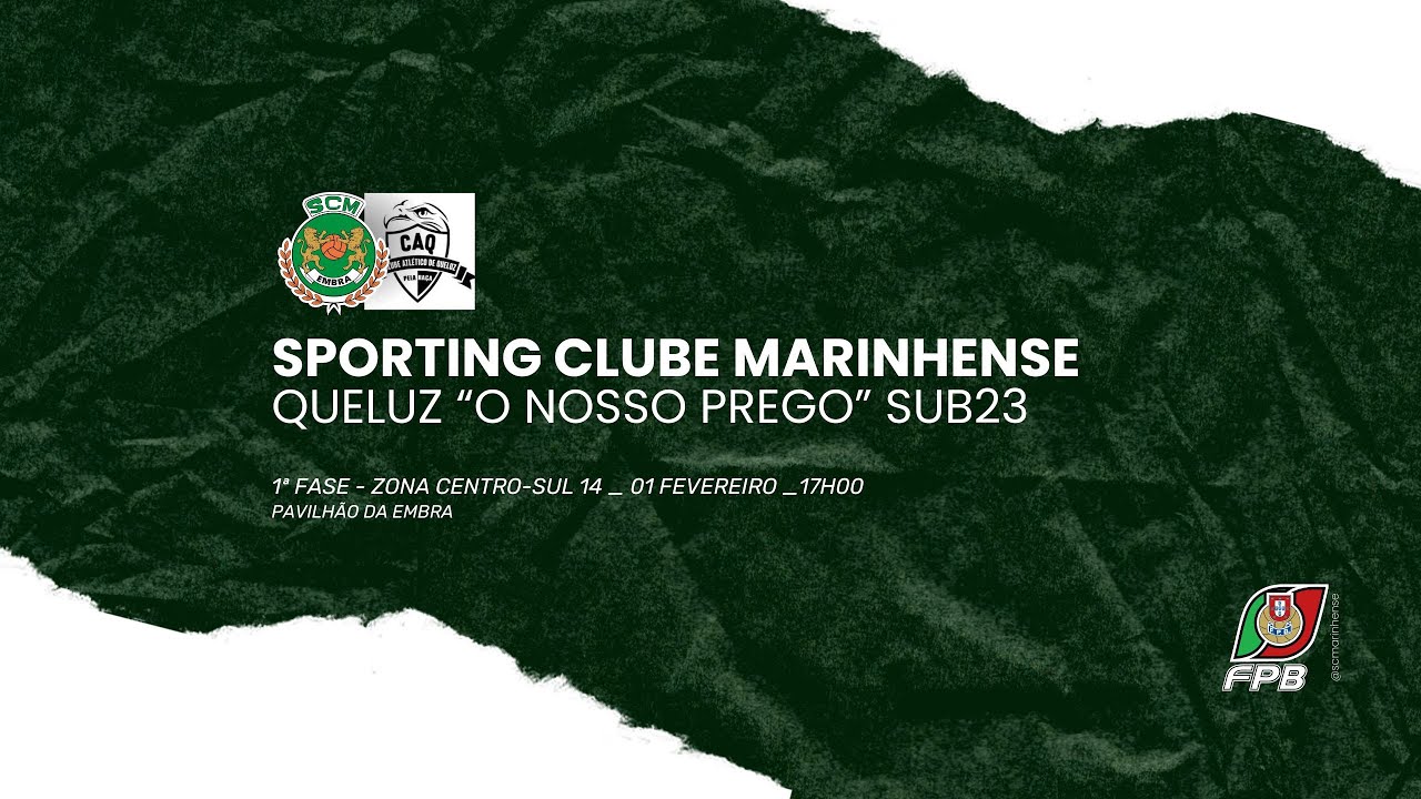🏀 𝐁𝐚𝐬𝐪𝐮𝐞𝐭𝐞𝐛𝐨𝐥 24/25 | SC MARINHENSE X QUELUZ “O NOSSO PREGO” SUB23