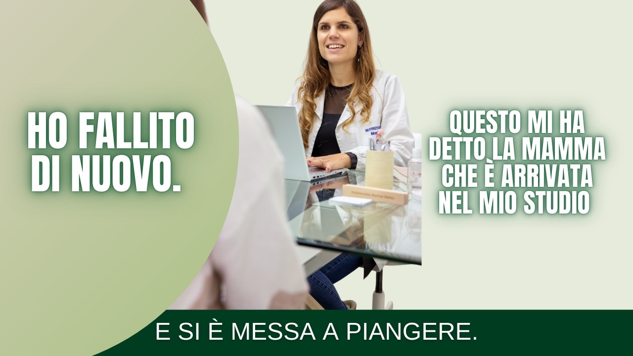Ho fallito di nuovo! Quante volte mi sento dire questa frase...