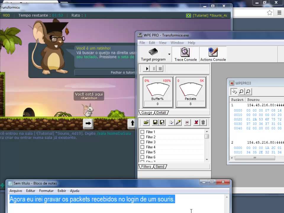 Como usar a ferramenta WPE Packet Lister