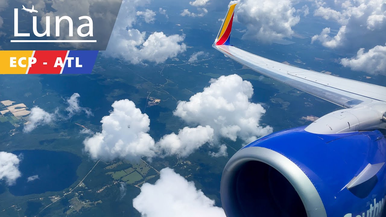 Full Flight - Southwest Airlines Boeing 737-800 Flight From Panama City to Atlanta