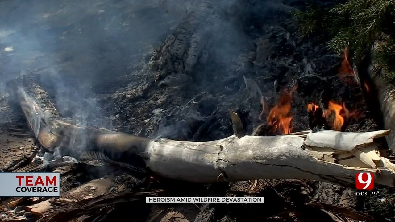 'A Wall Of Flames:' Western Oklahoma Wildfires Devastate Homes