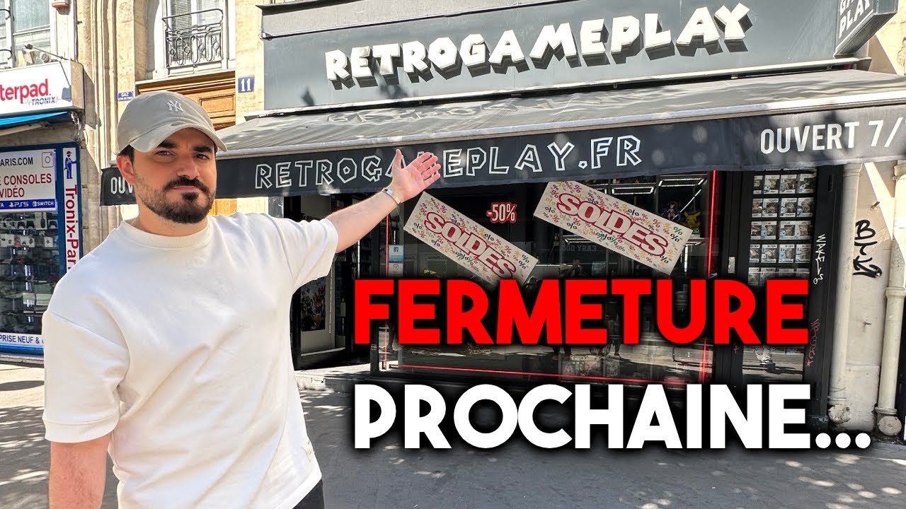 Ce MAGASIN de jeux vidéo EMBLÉMATIQUE qui FERME à Paris RÉPUBLIQUE