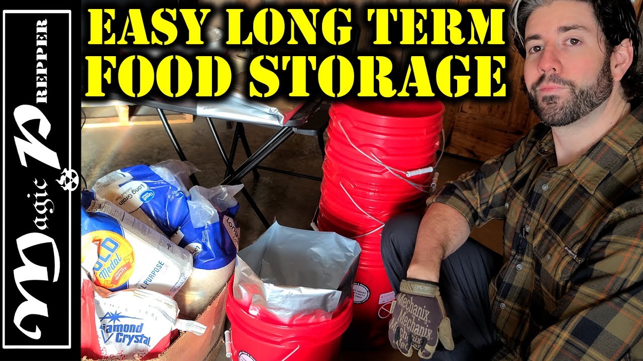Quick & Easy Long Term Prepper Food Storage