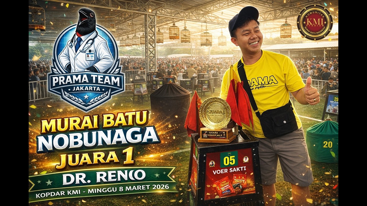 🔴 [PRAMA TEAM]: NOBUNAGA MERAH MUTLAK❓❓❓ STABIL JUARA DISETIAP GELARAN ‼️ DR. RENO ✅ KOPDAR KMI ✅