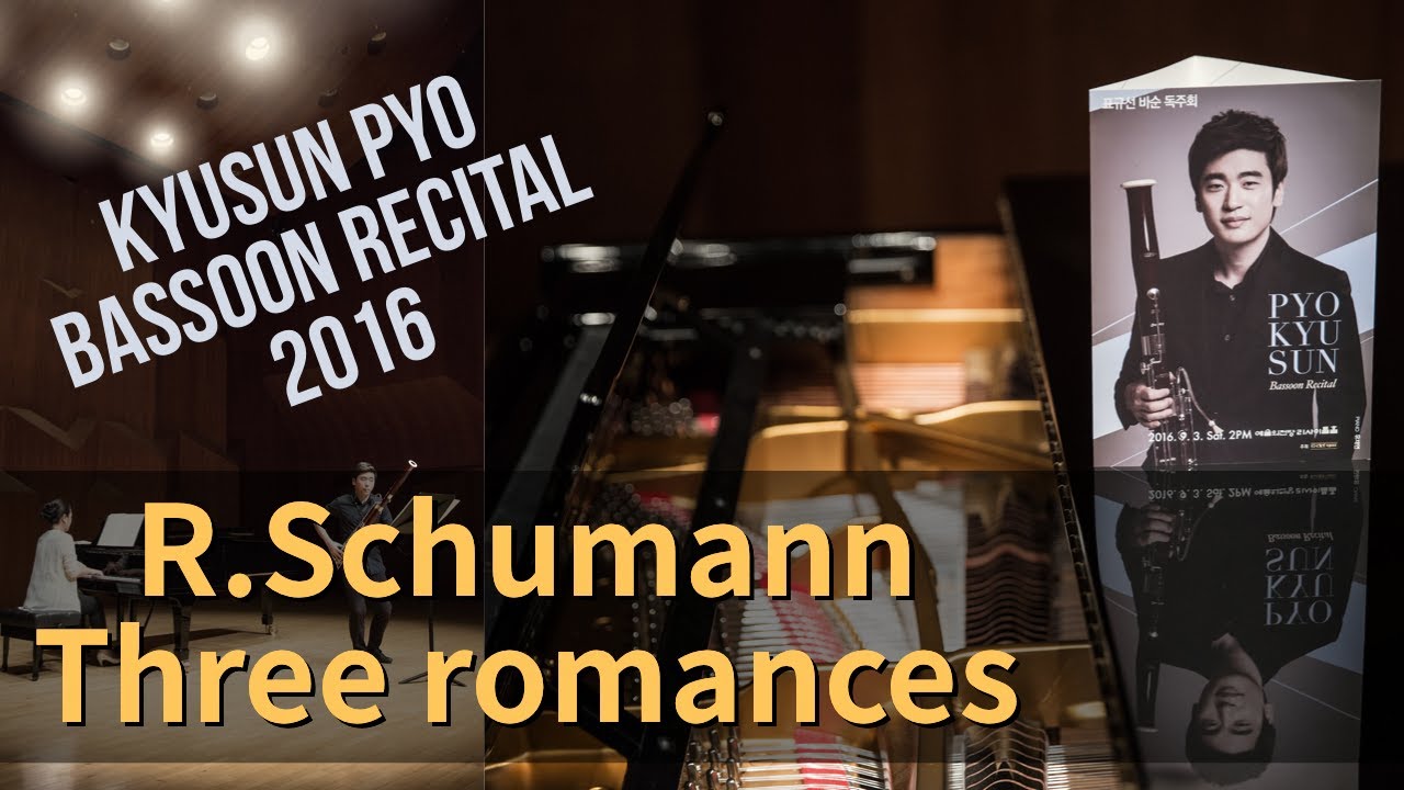 Three Romances for Bassoon | Robert Schumann | KyuSun Pyo