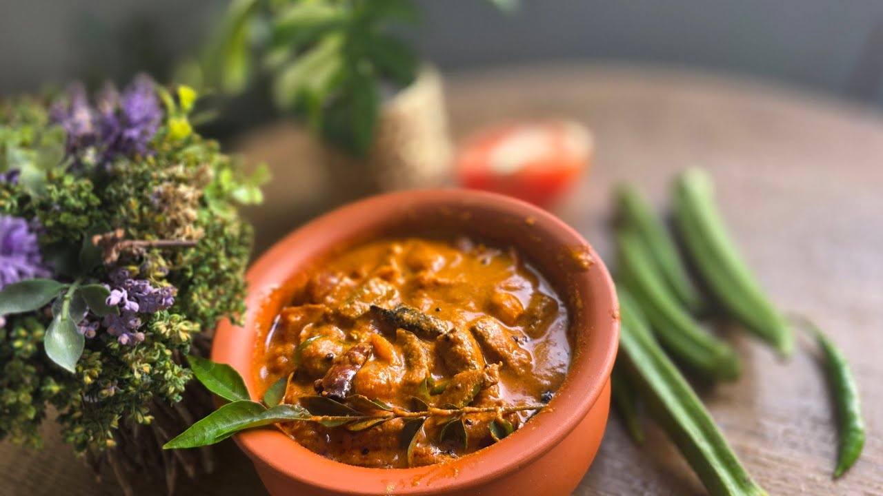 വെണ്ടയ്ക്ക  കുഴമ്പ്  എളുപ്പത്തിൽ 👌( Ladies Finger curry Easily)# viralvideo#simple#cooking 
