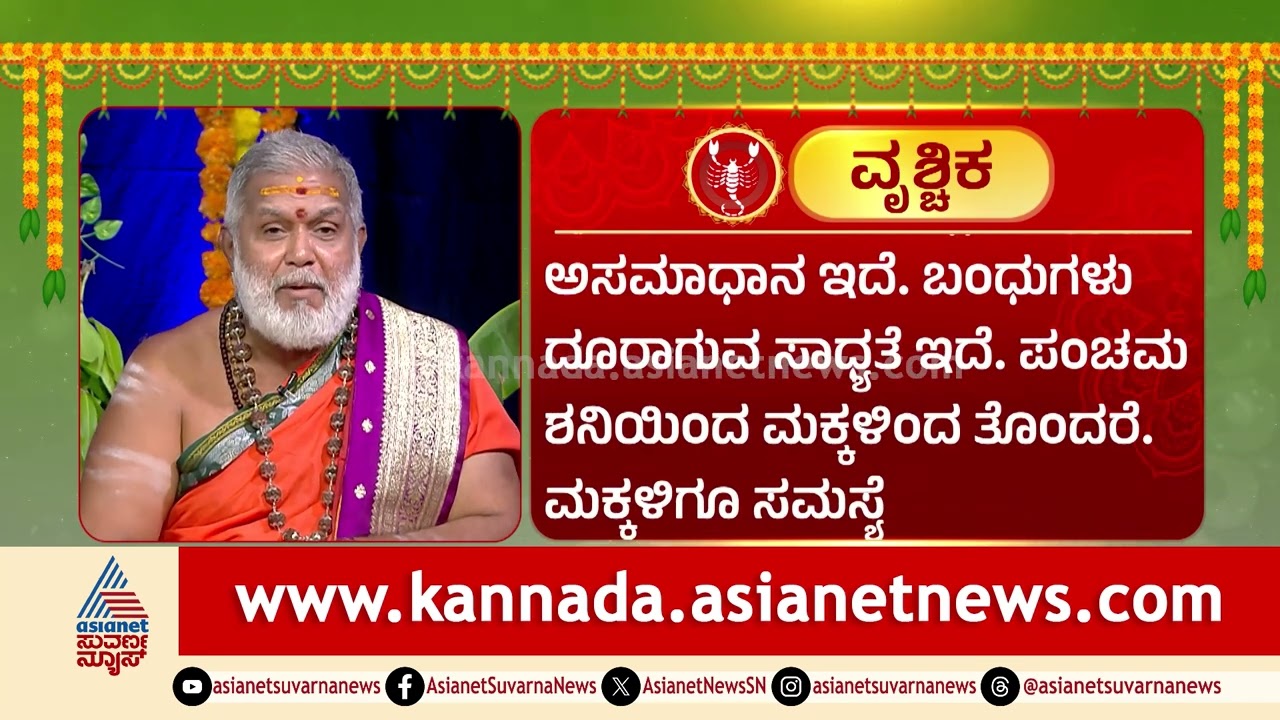 Scorpio: ವಾಹನ ಕಂಟಕ, ಬಂಧುಗಳು ದೂರಾಗುವ ಸಾಧ್ಯತೆ | Ugadi Varsha Phala 2026 Predictions | Suvarna News