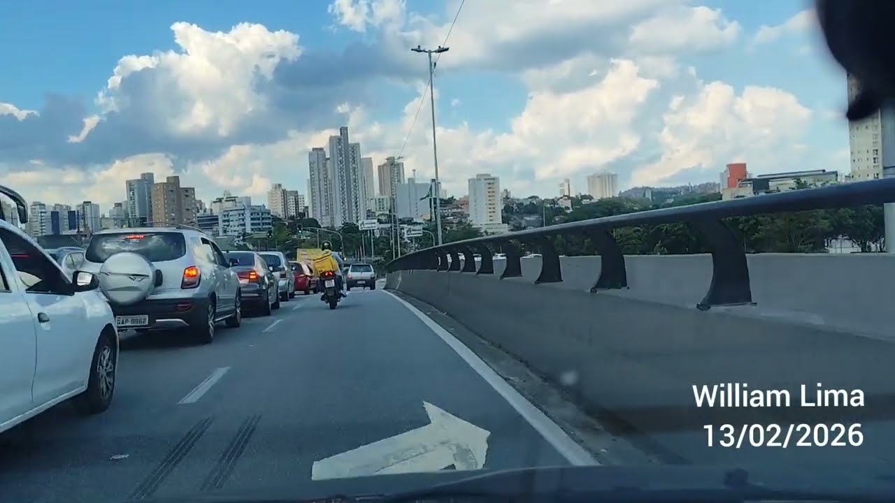 Volkswagen São Bernardo do Campo até Santo André pela Via Anchieta com chuva!
