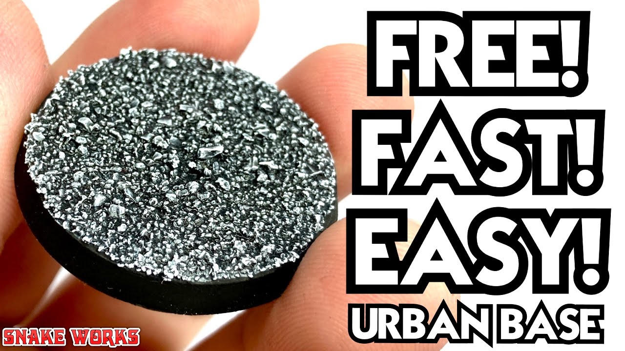 The EASIEST, FASTEST and BEST Urban Basing Tutorial for Warhammer 40k Miniatures