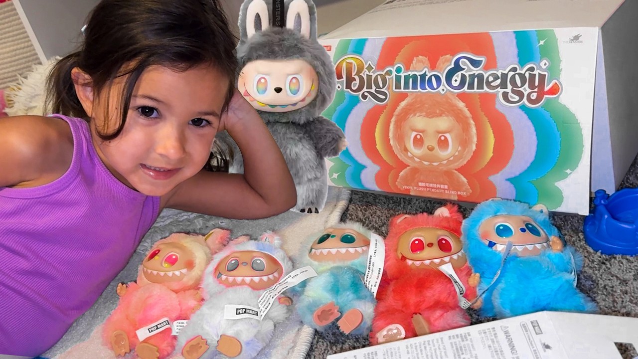 OAK FOUND THE RARE LABUBU!! UNBOXiNG Big Into Energy LABUBUB Collection!