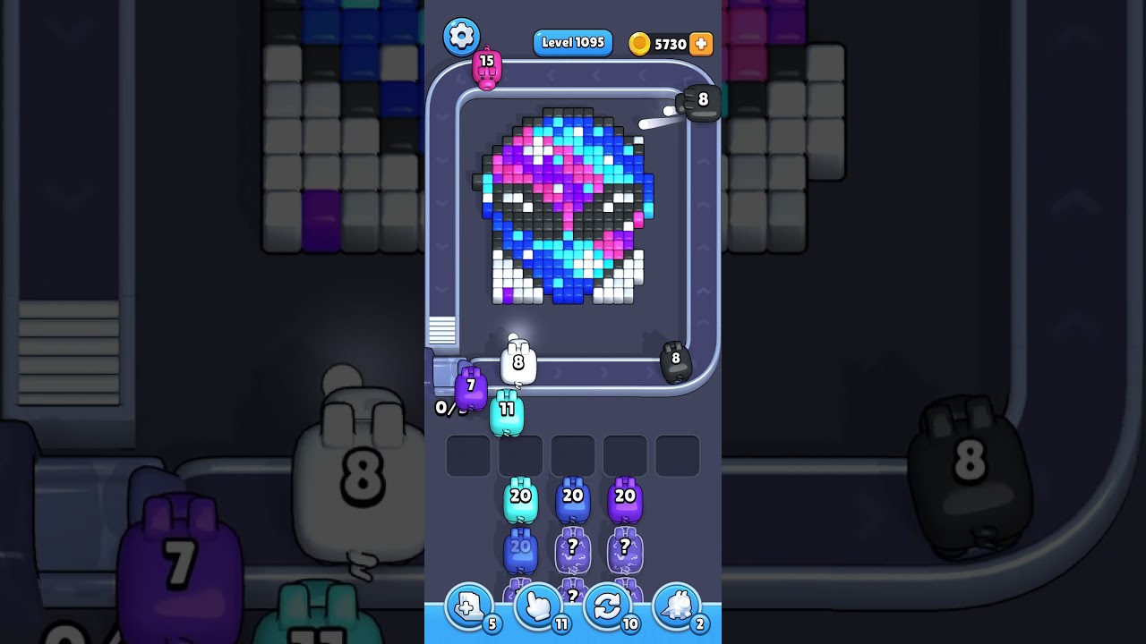 Pixel Flow - Level 1095 | Alien 