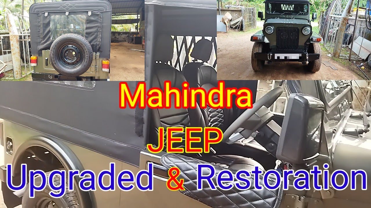 mahindra jeep restoration