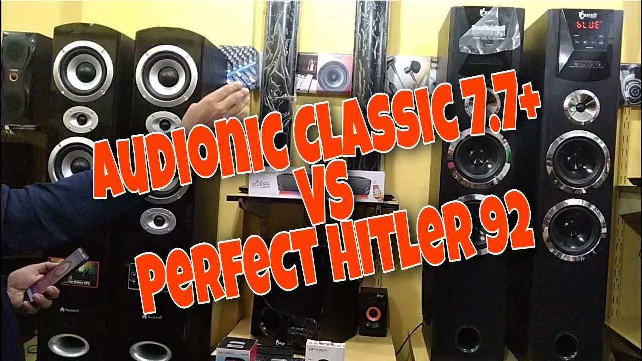 Audionic Classic 7. 7+ Vs Perfect Hitler92 Sound comparison ( @redonwebtv7300 )