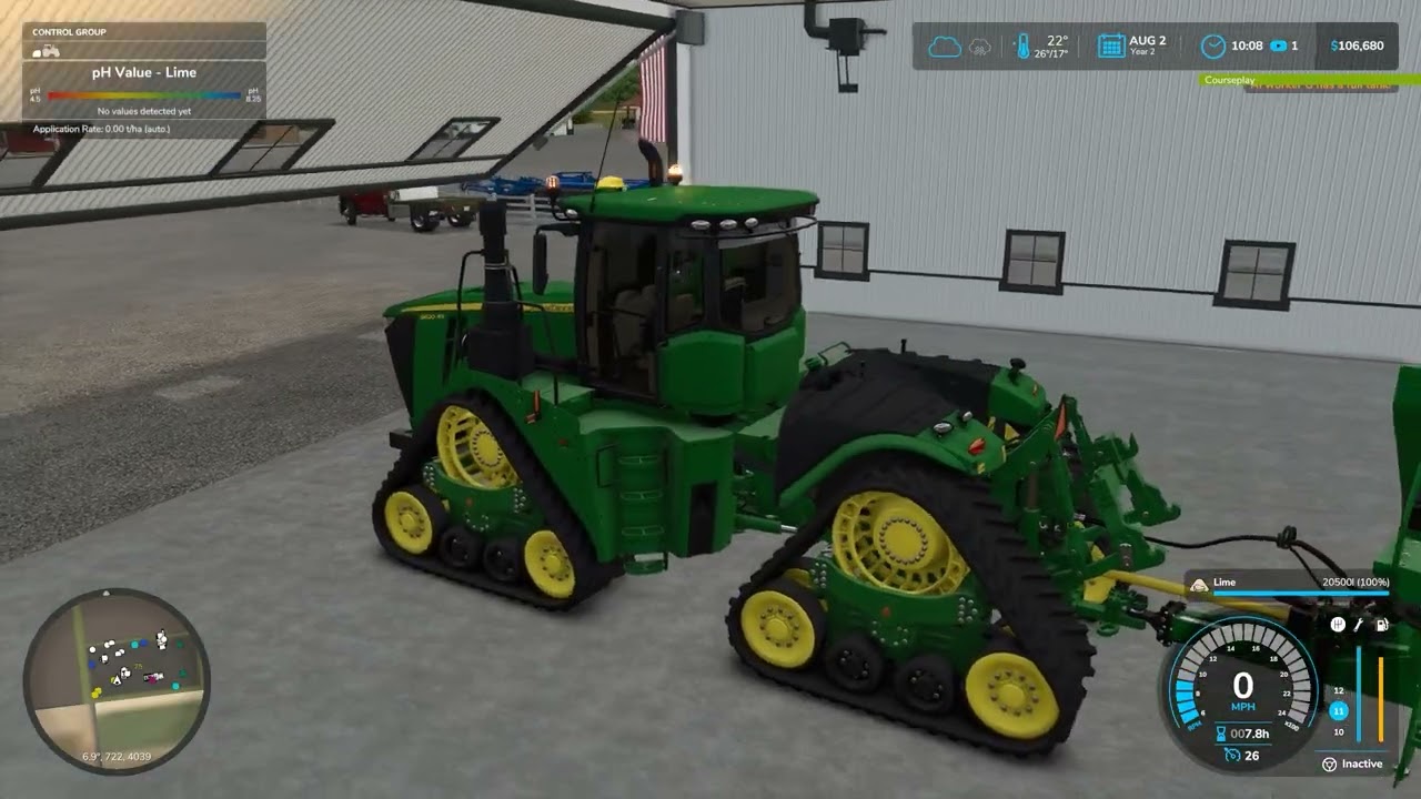 Farming simulator 25 Timelapse North Dakota 4x Ep 16 Pea harvest