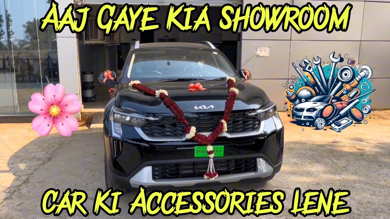 Going To Kia Car Showroom For Accessories❤️✨#kia #kiasonet #accessories #trending #kiacars #showroom
