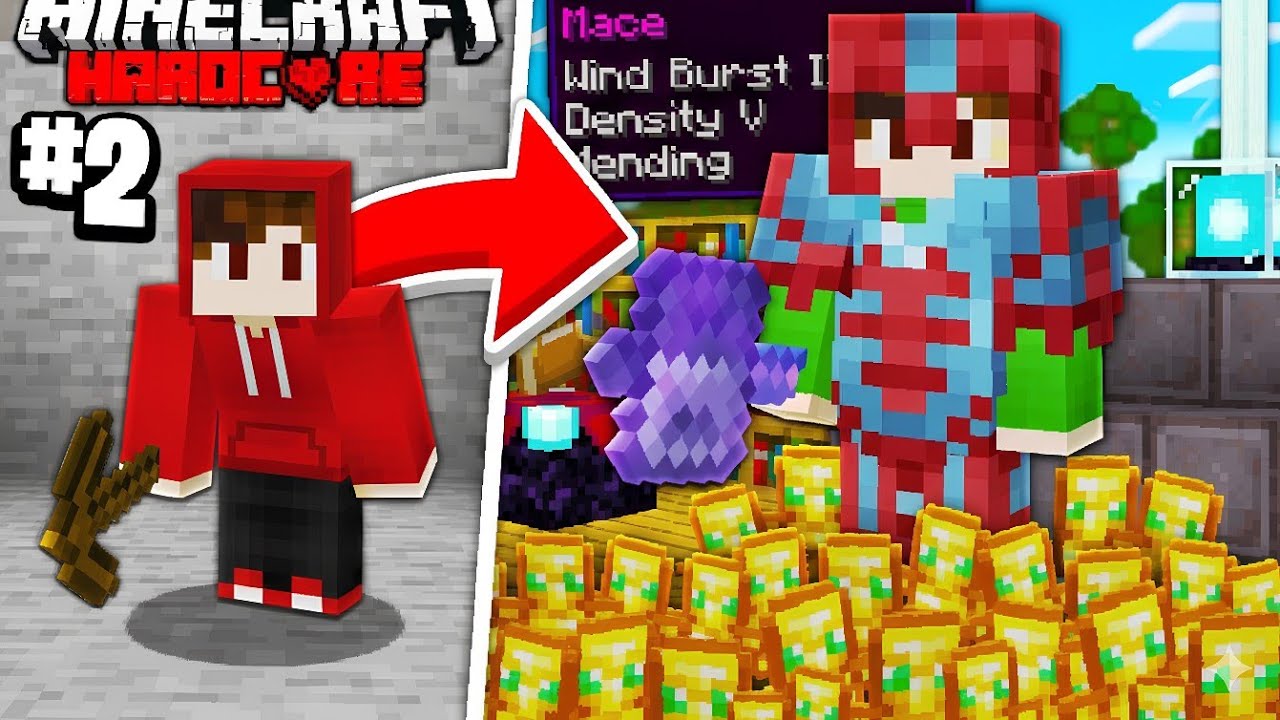 I Became IMMORTAL in Minecraft Hardcore! (Episode 2)