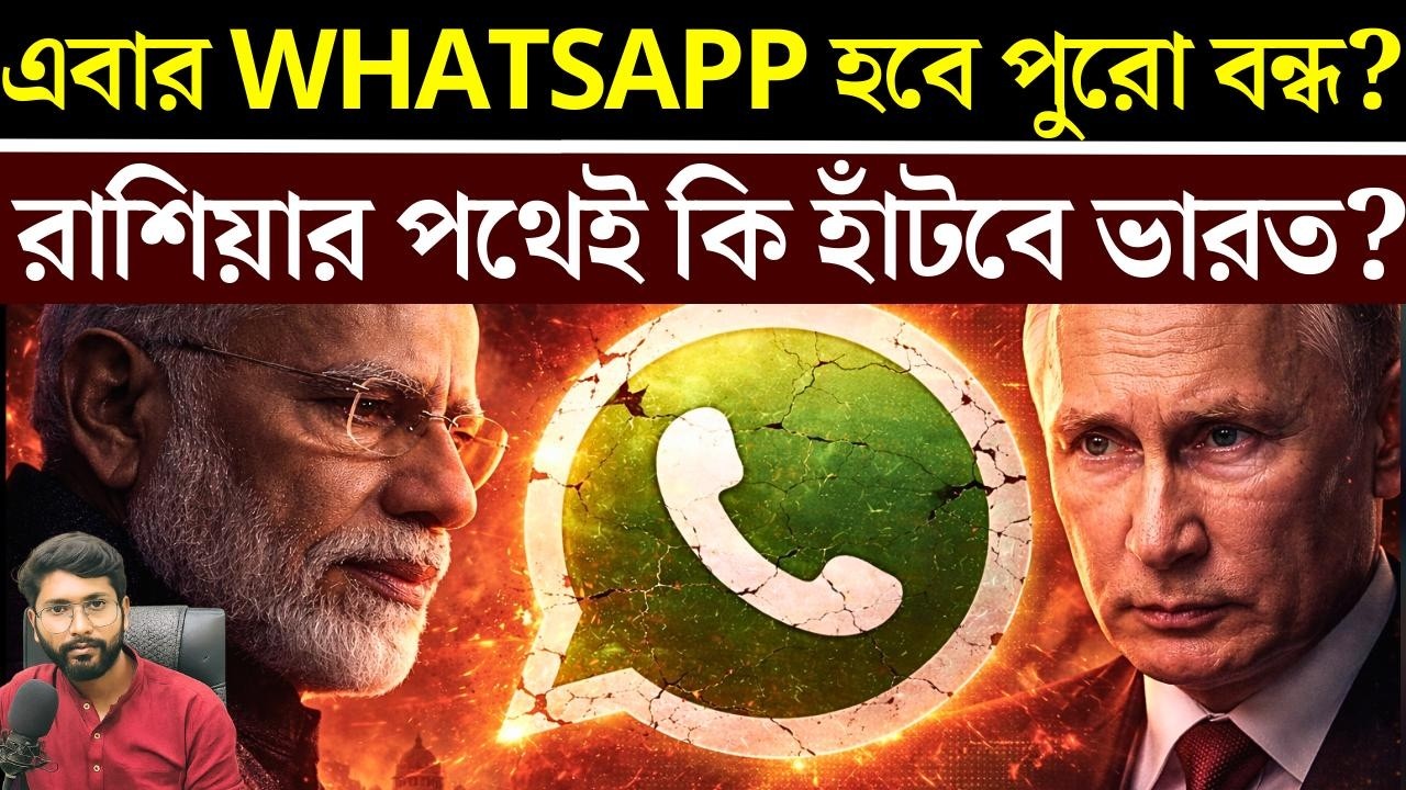 ভারতে কি whatsapp হবে পুরো বন্ধ?রাশিয়ার পথেই কি হাঁটবে ভারত?Russia big decision will inspire India?