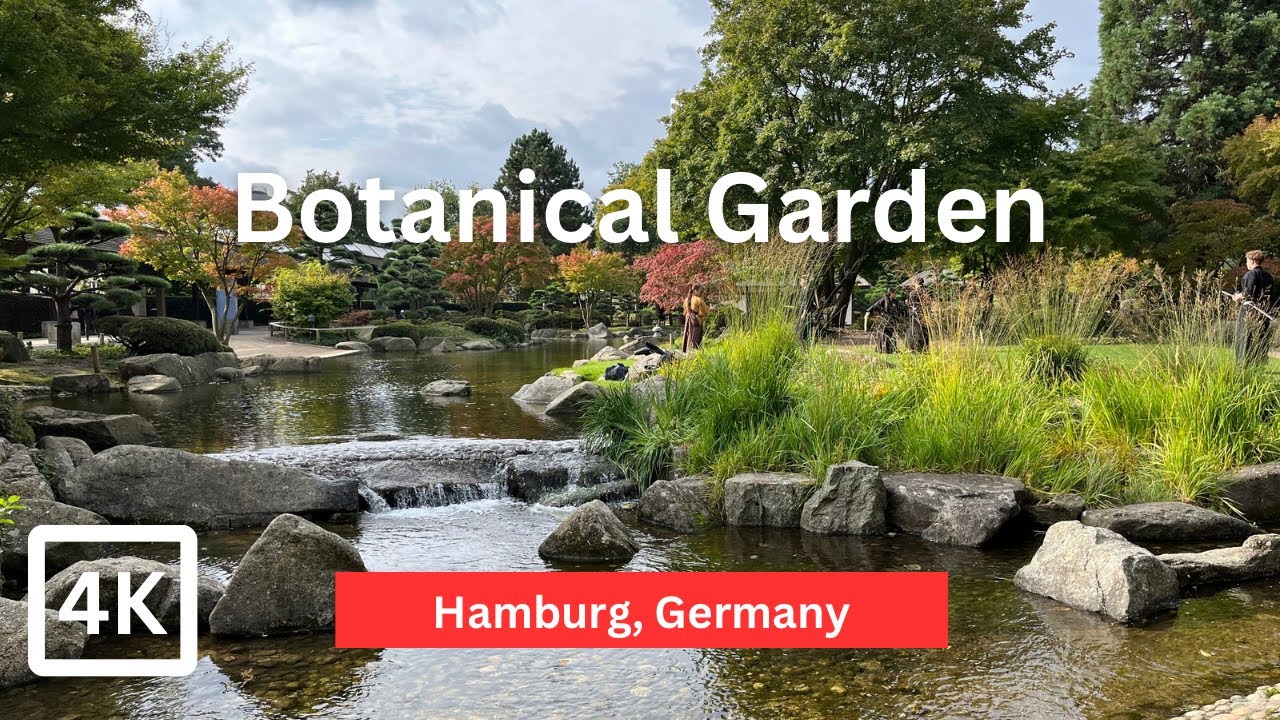 Most Beautiful Botanical Garden in Germany 🇩🇪 | 4K Ultra HD | DJI Pocket 2 Walking Tour