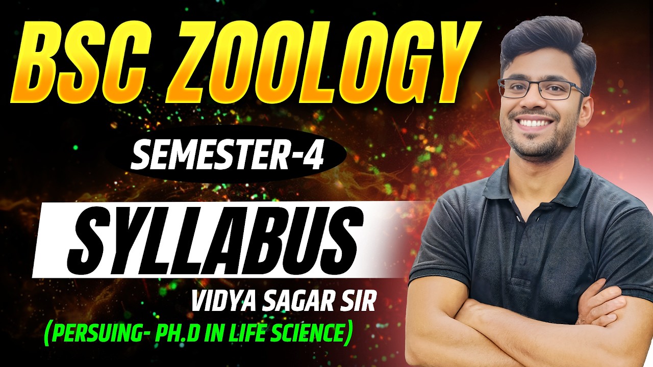 BSc Zoology Semester 4 Full Syllabus | All Universities of Bihar | By Vidya Sir