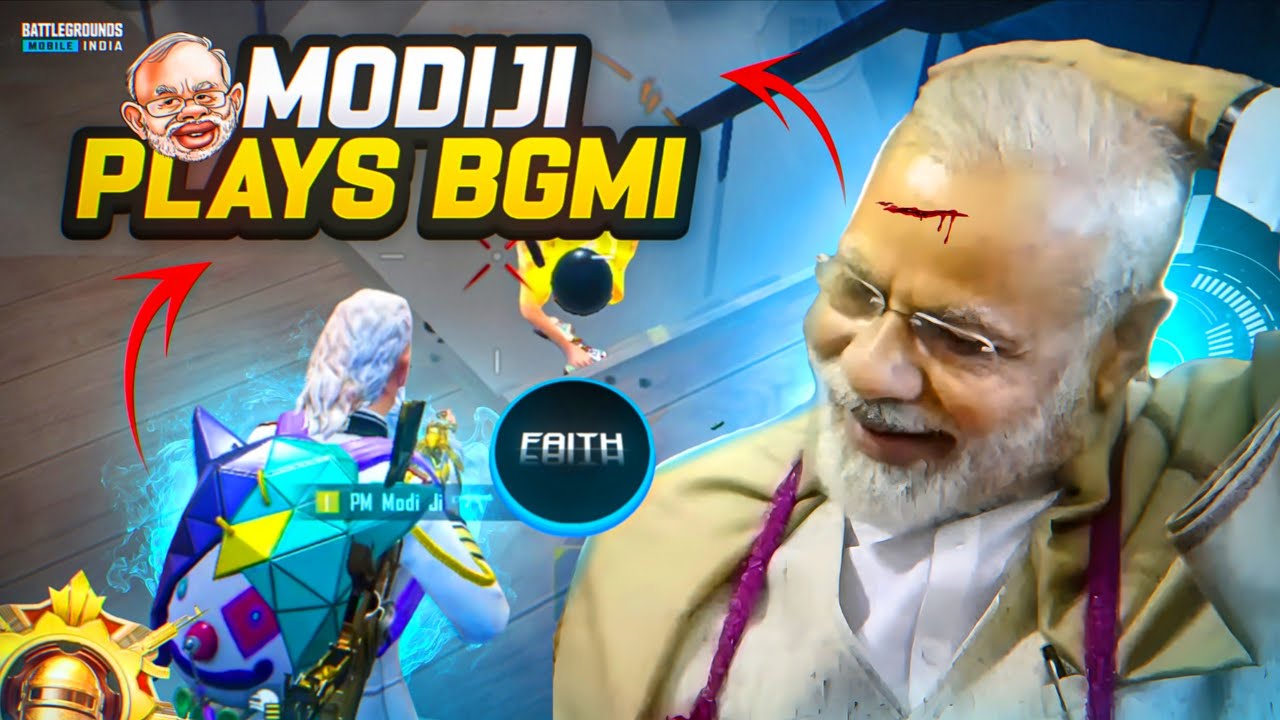 Faith × MODI Ji Vs 3 Streamers And SouLGoblin 🔱[BGMI CONQUEROR LOBBY CLUTCHES WITH PM MODI JI