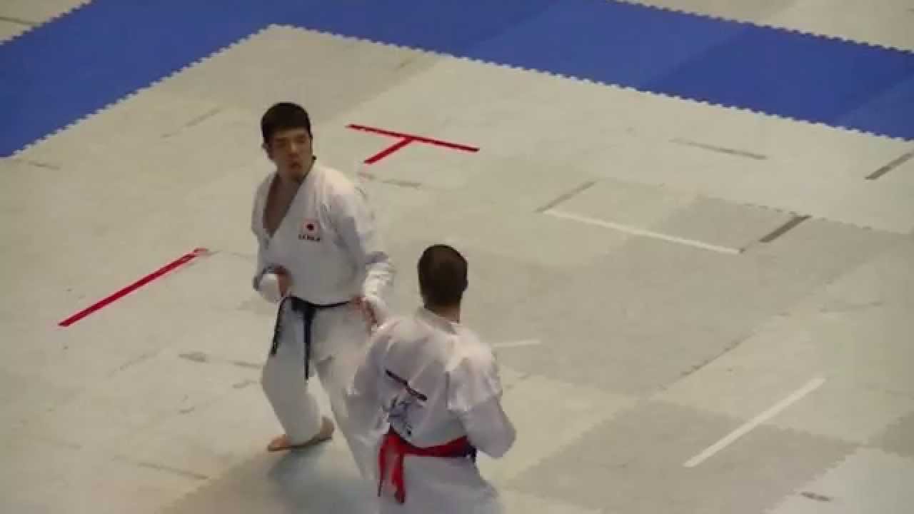 Koji Chubachi vs Sergiy mykhaylenko @ 2014 Funakoshi Gichin Cup