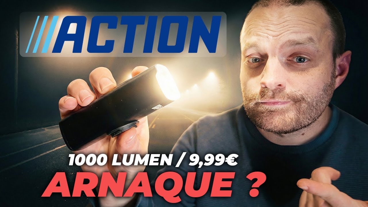 1000 Lumen chez ACTION ? 🔦 La vérité sur la lampe à 9,99€