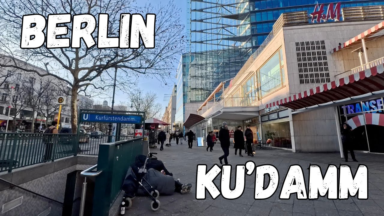 Berlin Walking Tour  – Ku'Damm 4K