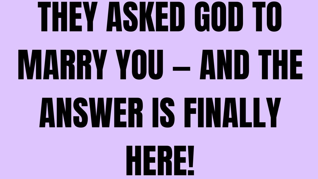 Angels Say They Asked God to Marry You — And The Answer Is Finally Here! 🔥 | Divine Union Pro...