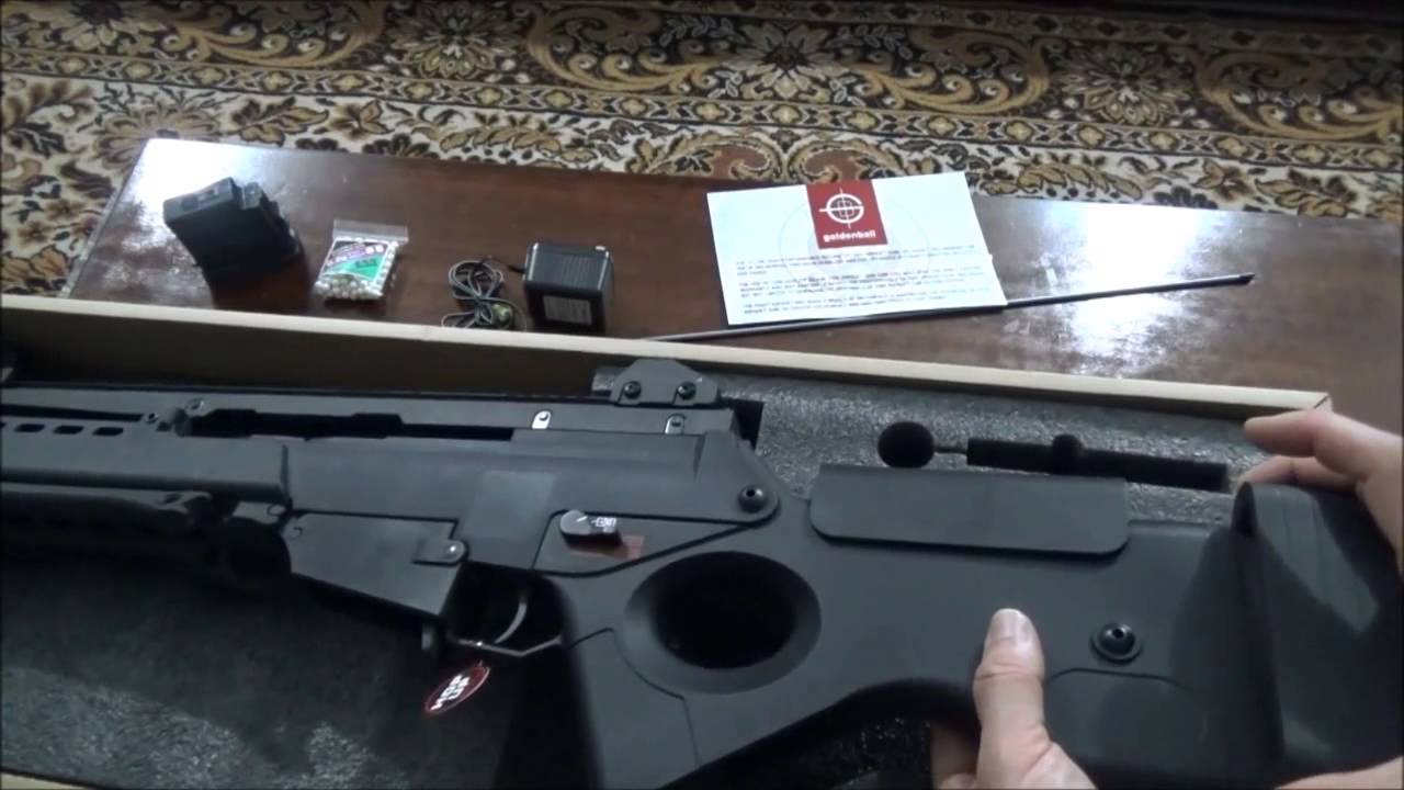 Unboxing Airsoft - Rifle DMR SL8 Top Rain (JG ER 6690)