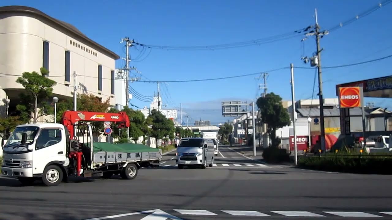 阪急塚口駅南口から竹の下公園まで歩く