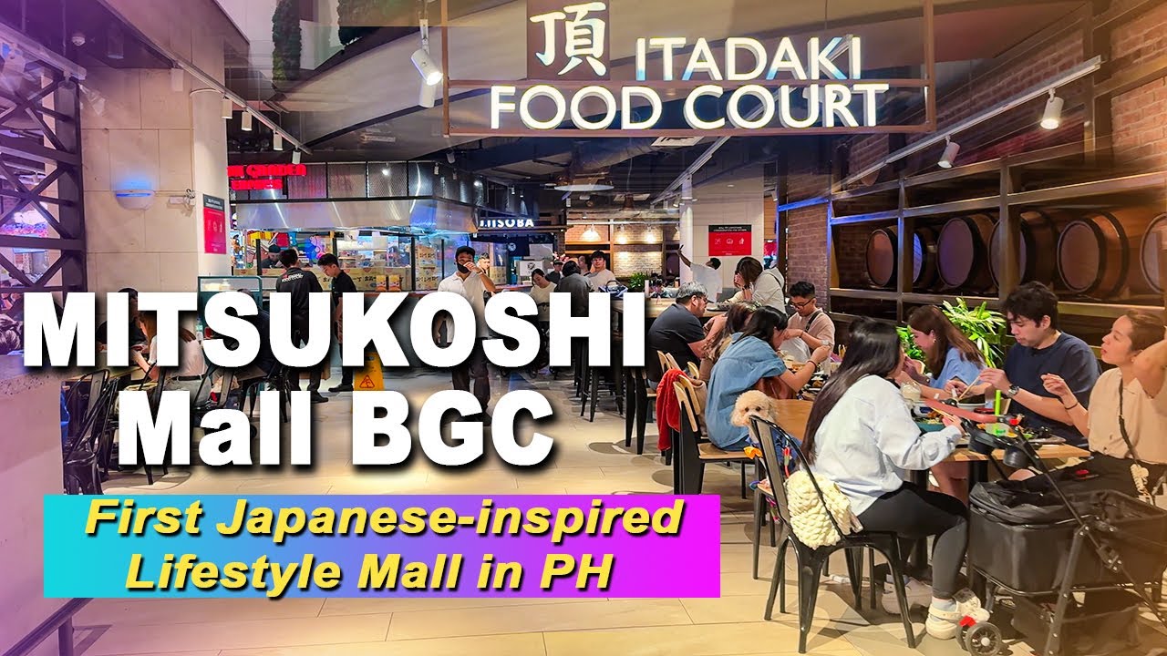 Mitsukoshi Mall Tour 2025 | Authentic Japanese Cuisine Lifestyle Mall in Manila