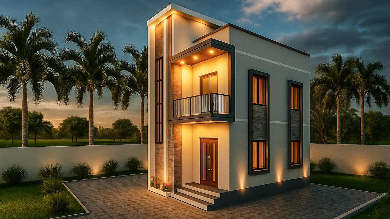 মাত্র ১ শতক জমিতে ডুপ্লেক্স বাড়ির ডিজাইন [435 sqft ] Small Duplex House Design। JB House Design।