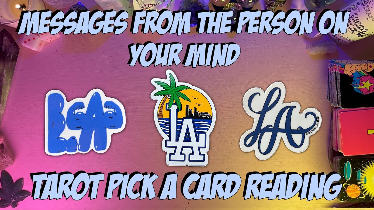 💫Messages From The Person On Your Mind! What Do They Want To Say?💫 Tarot Pick a Card Love Reading