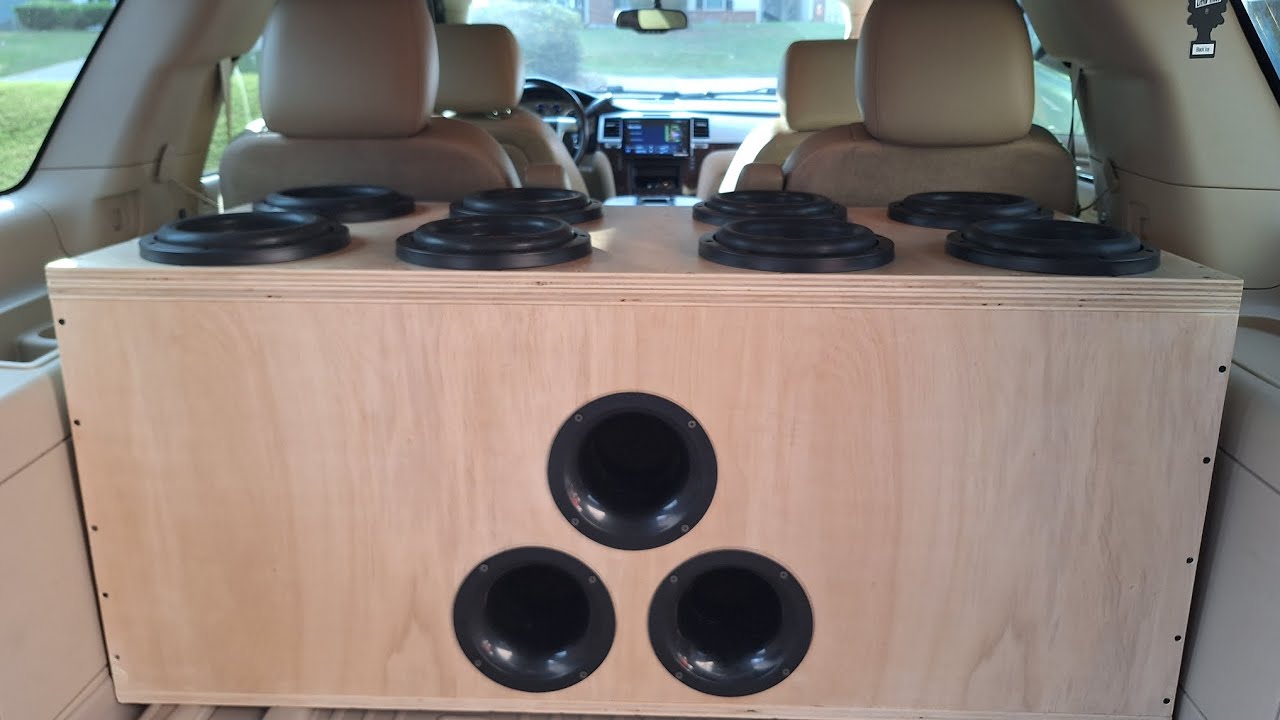 8 B2 Audio Rage 8s Cadillac Escalade Build Slamming The Lows!!