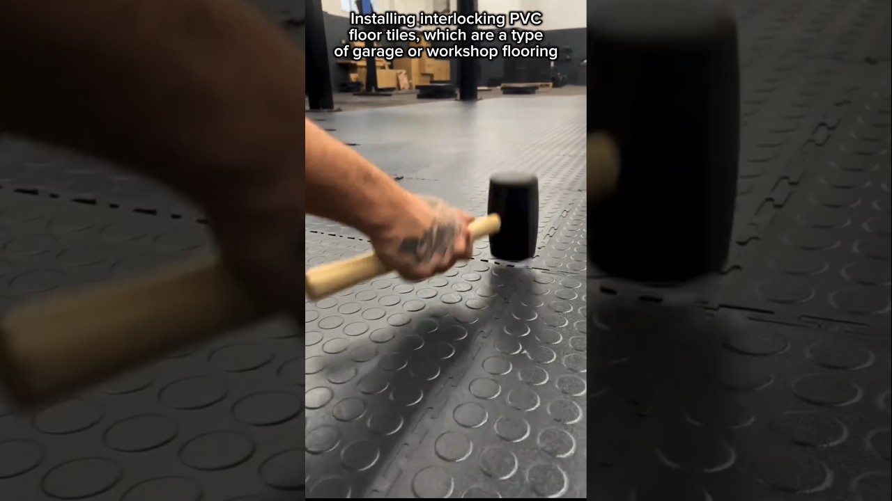 Installing Interlocking Rubber Floor Tiles