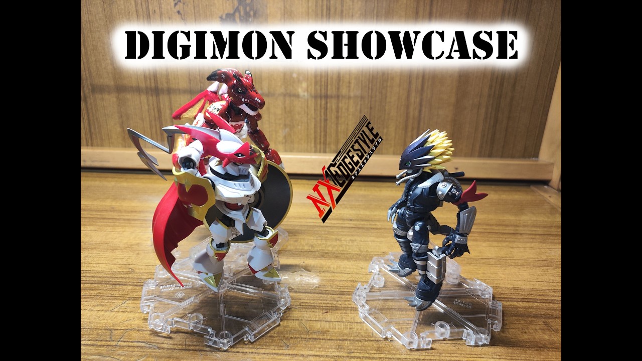 Showcase Digimon Megidramon & NXEDGEStyle Gallantmon vs Beelzemon Battle with Lofi Nostalgic J-Pop