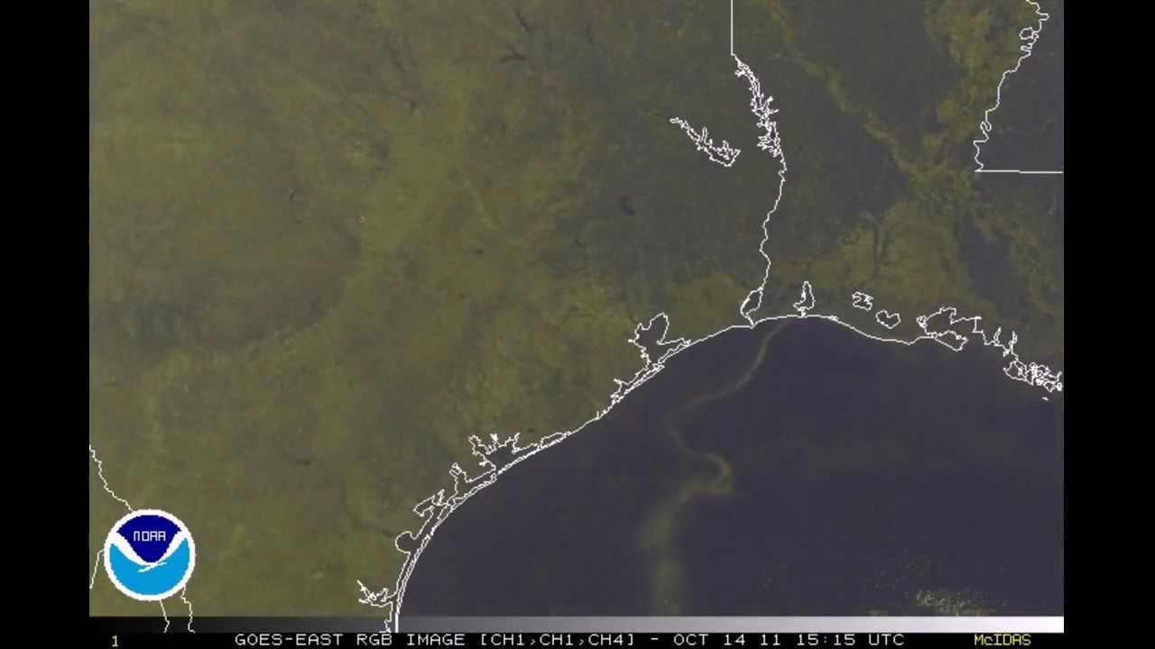 Smoke Plume in The Gulf of Mexico (October 14, 2011)