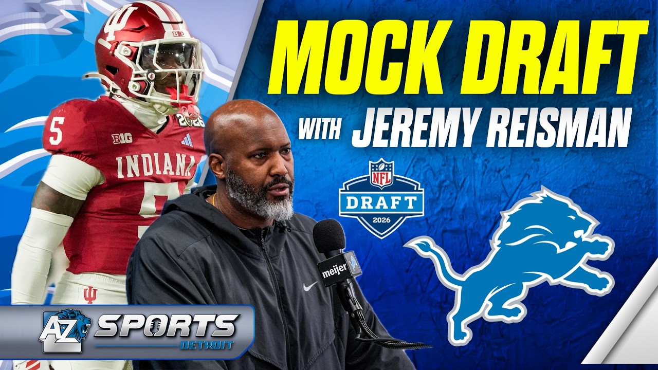 Should the Lions Draft Based On Need or Talent? 4-Round Mock Draft with Jeremy Reisman