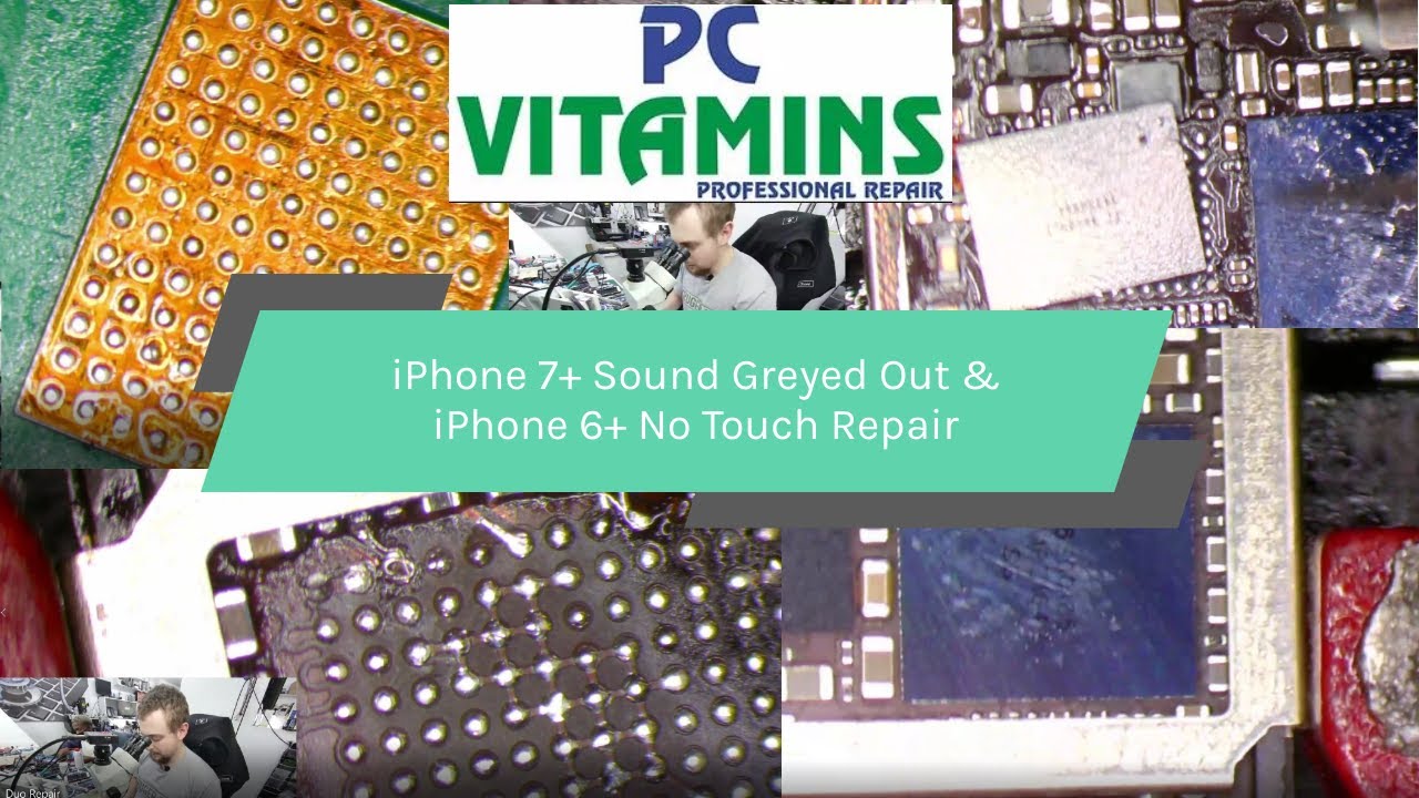 iPhone 7+ Speaker Greyed out and 6+ No Touch Repair