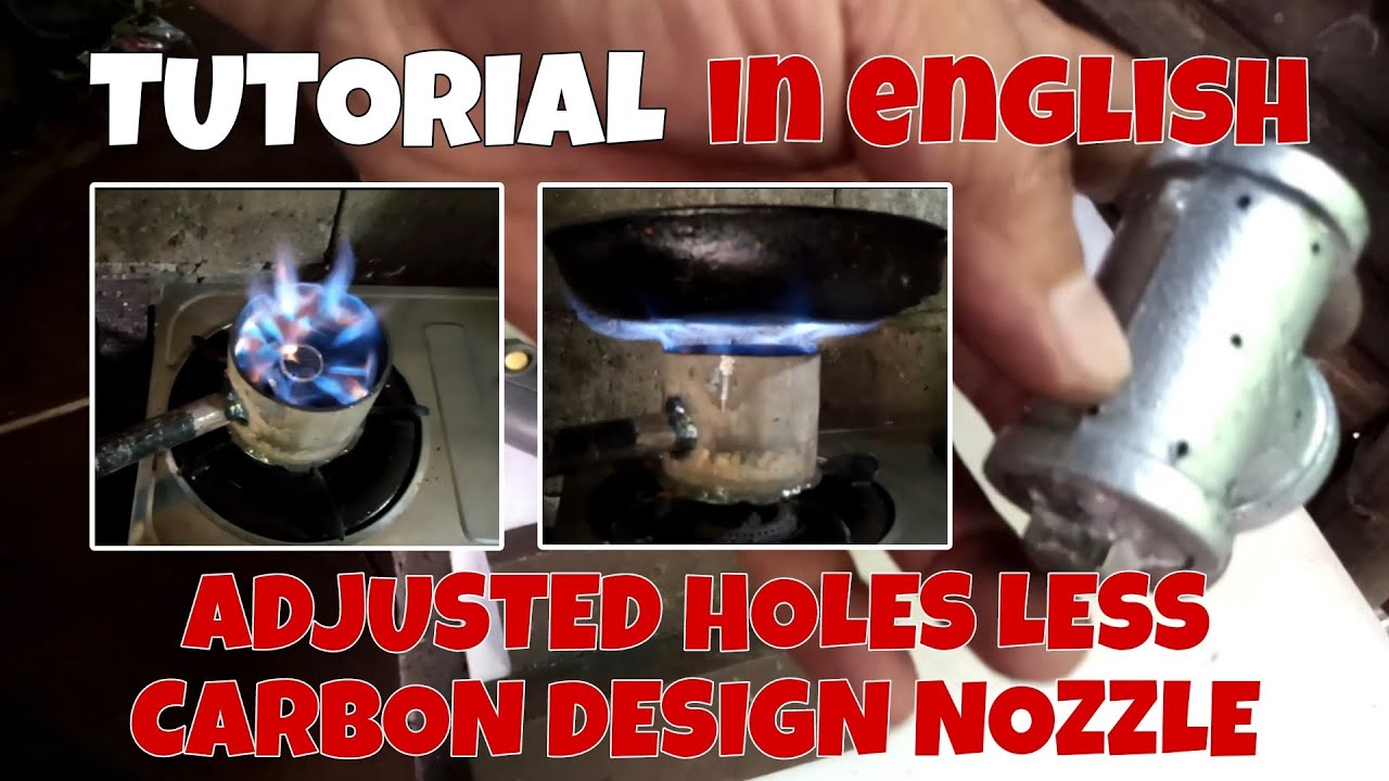 TUTORIAL BETTER PERFORMANCE LESS CARBON NOZZLE ADJUSTED HOLES #lesscarbondesignnozzle