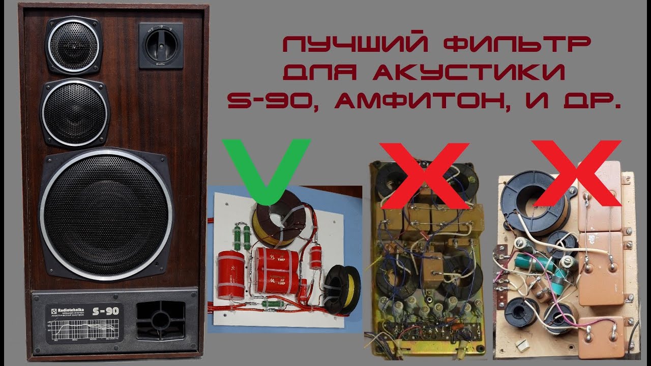 Лучший последовательный фильтр для S-90 (Амфитон, Орбита и др. 4-омных) на динамиках LAS
