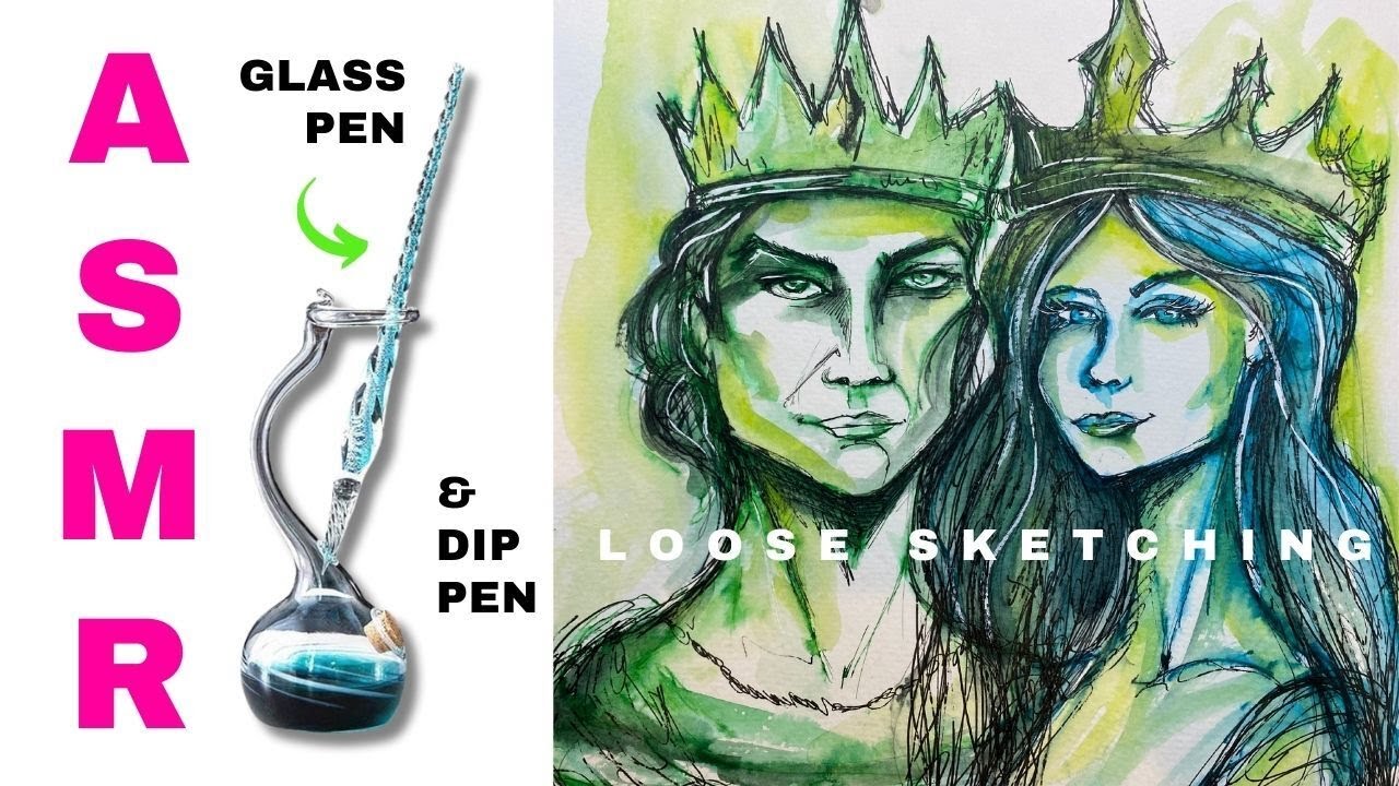 How did I NOT know ASMR drawing was a thing?!