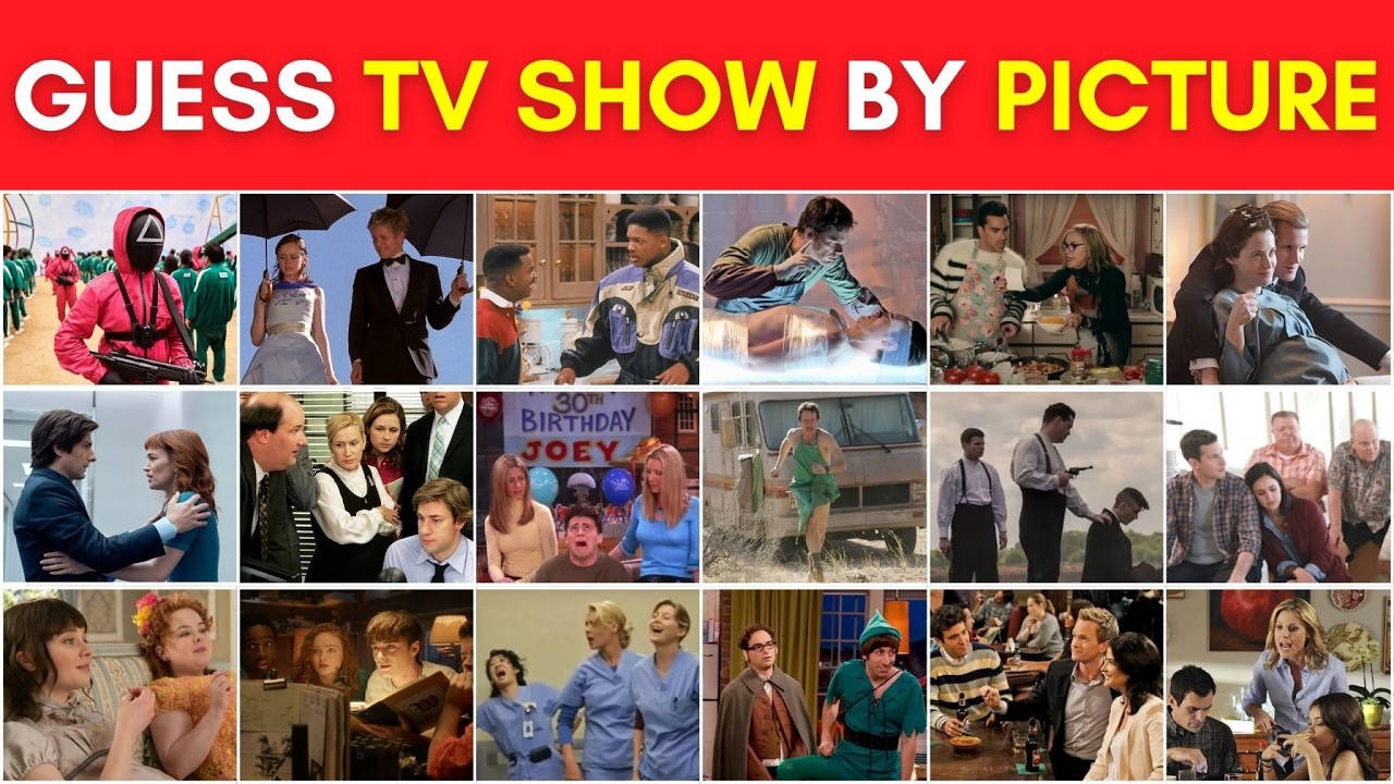 Guess the TV Show by Picture (Frozen Frame)!📺🍿| 100 Famous Shows | TV Show Quiz