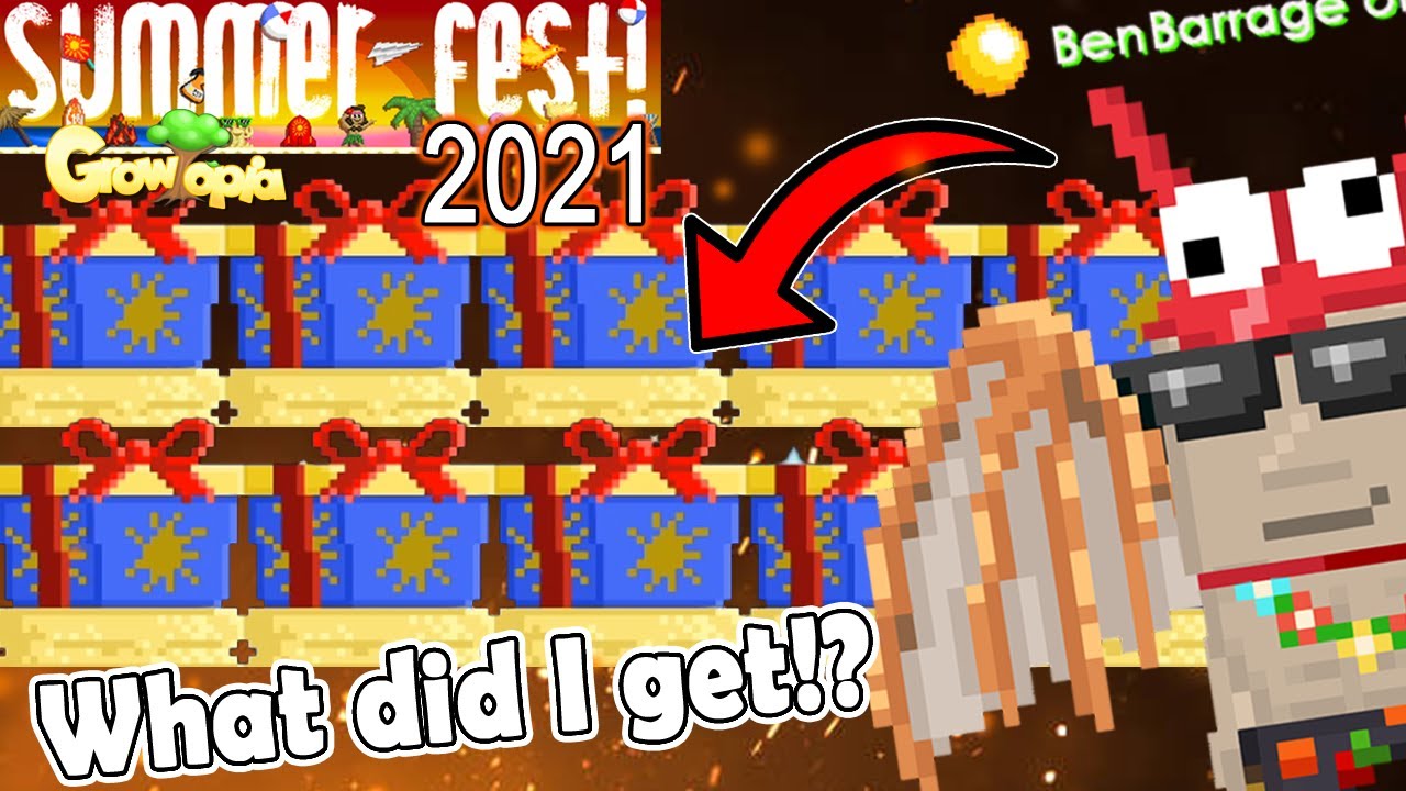 [Gacha] Opening 10 SUPER Summer Surprises! I GOT... | Growtopia [SummerFest 2021]