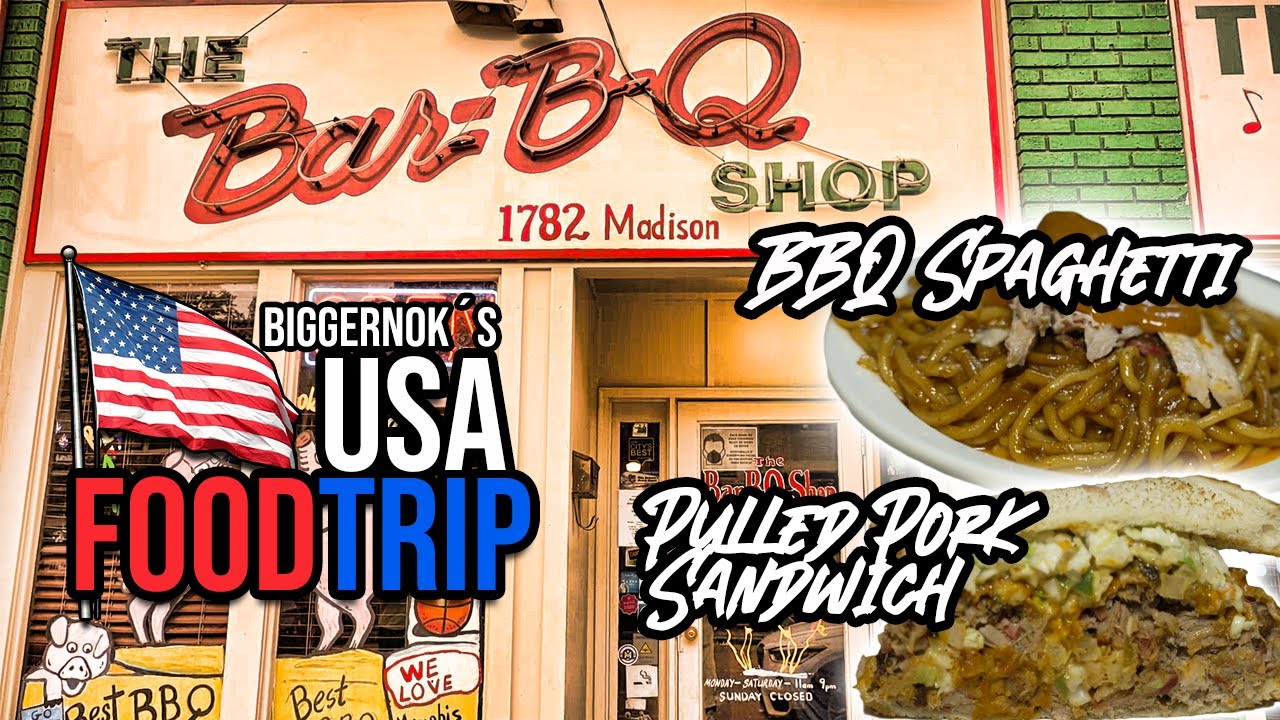 Foodtrip USA – BBQ Spaghetti & Pulled Pork Sandwich im Bar-B-Q Shop / Memphis