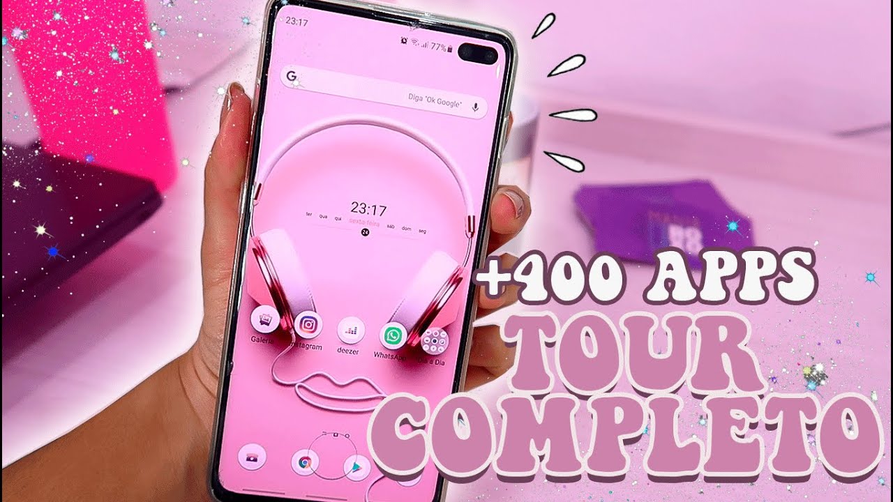 TOUR PELO MEU CELULAR + de 400 APPS | GALAXY S10 PLUS