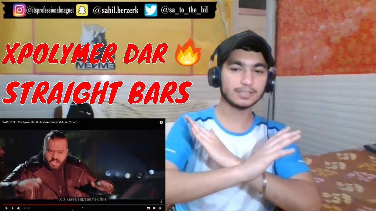 BAR CODE - Xpolymer Dar & Hashim Nawaz (Music Video) | REACTION | PROFESSIONAL MAGNET |