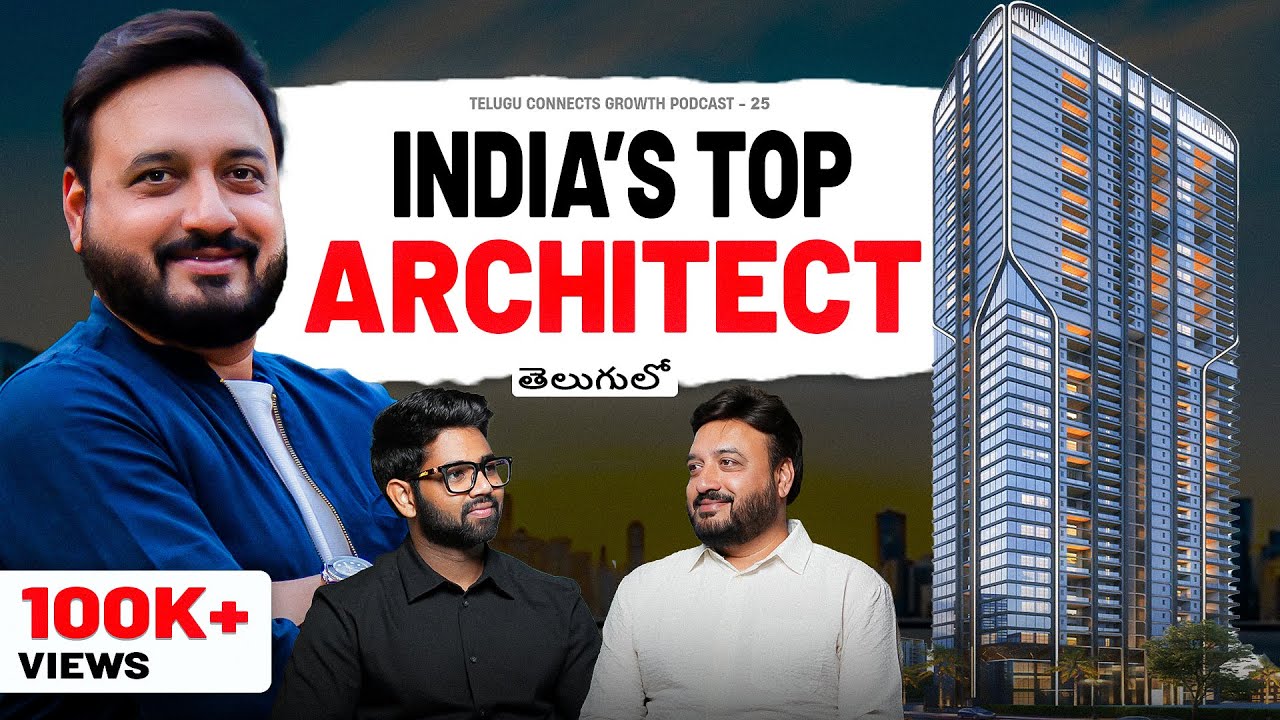 Untold Story Of India’S Top Architect Niroop Reddy | Millionaire in Early 20s | Telugu Podcast