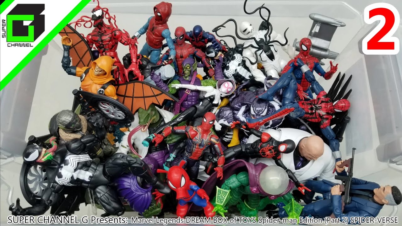 Spider-man DREAM BOX of TOYS (PART 2) Marvel Legends action figures by Hasbro