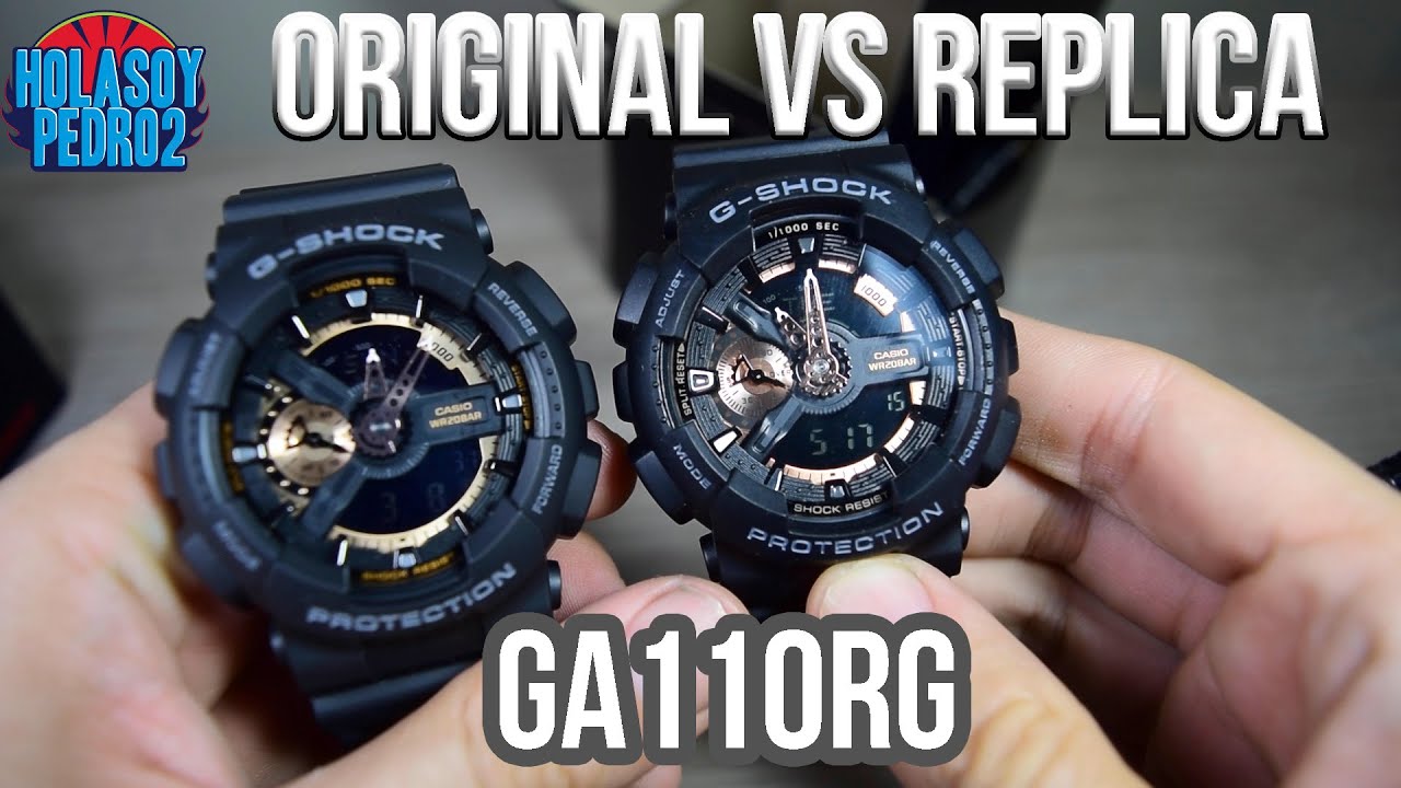 5 pasos para reconocer GA110RG Original Casio G Shock